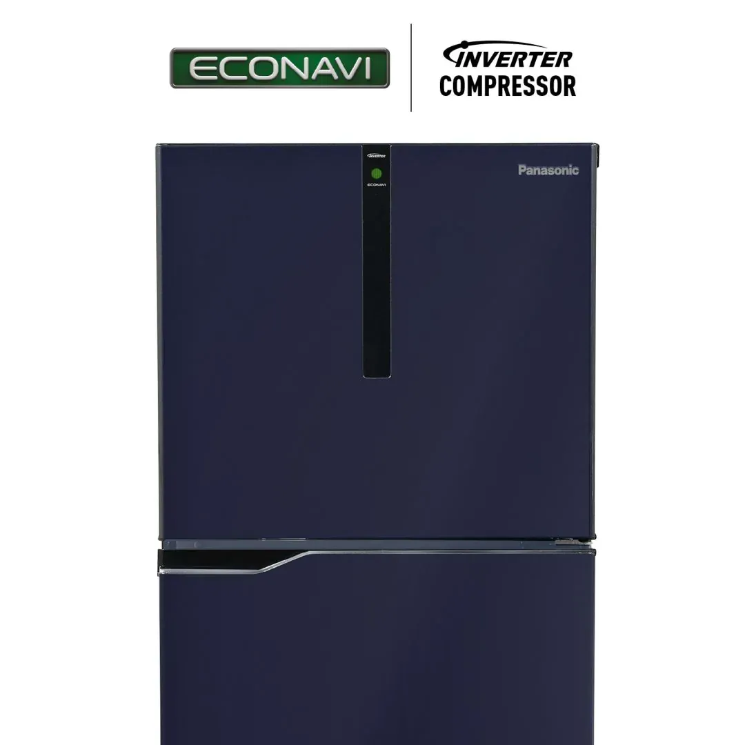 Panasonic 279L Double Door Ocean Blue Fridge | Cayroshop
