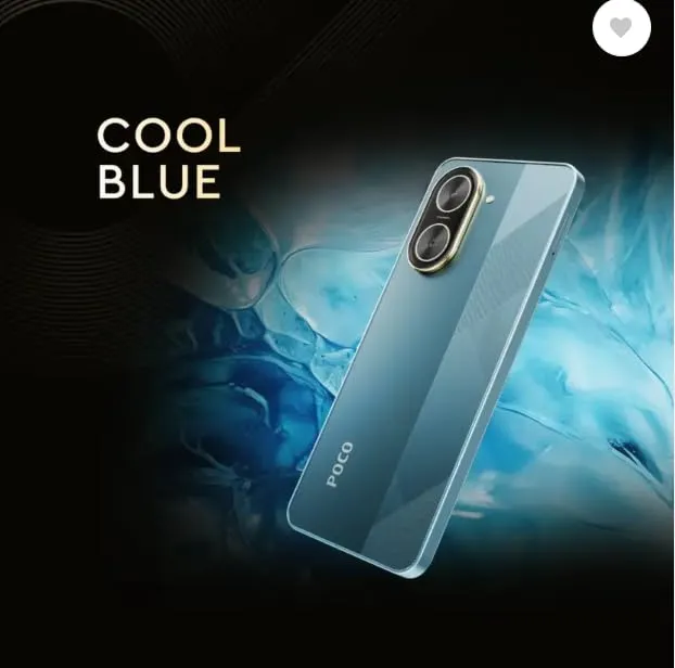 POCO C71 Cool Blue 64GB 4GB RAM Smartphone | Cayroshop