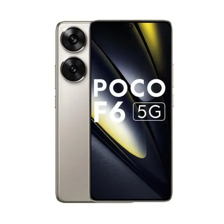POCO F6 5G (Black, 512 GB, 12 GB RAM) - Fast & Powerful