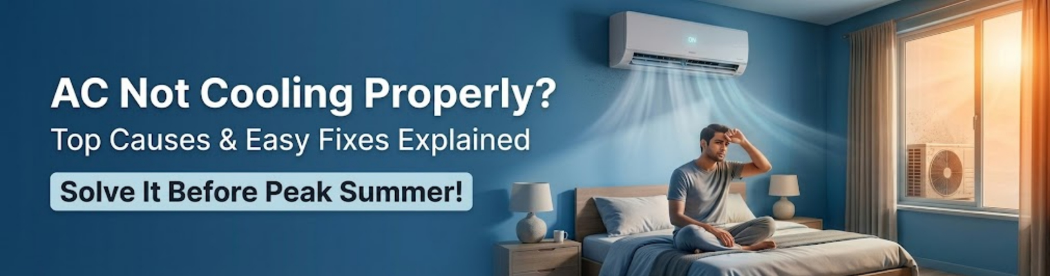 Why Your AC Is Not Cooling Properly – Causes & Fixes